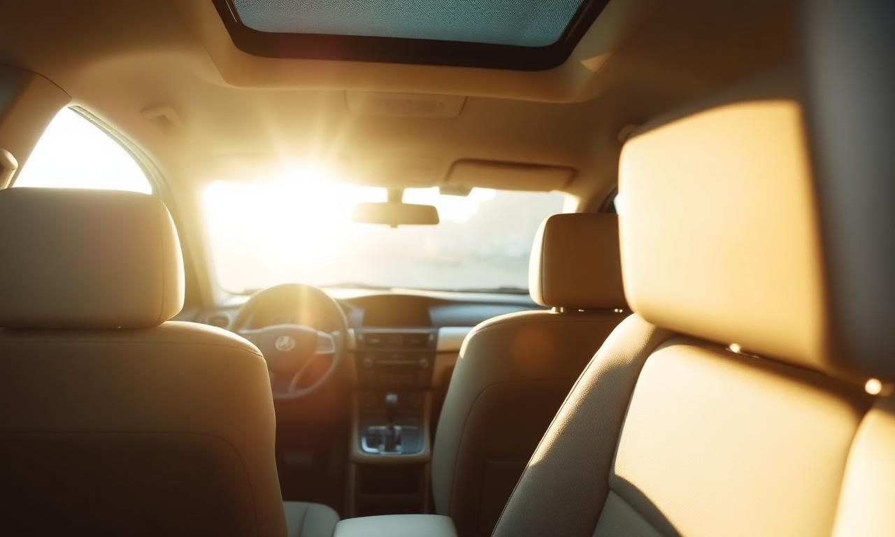 Interno auto pulito e profumato